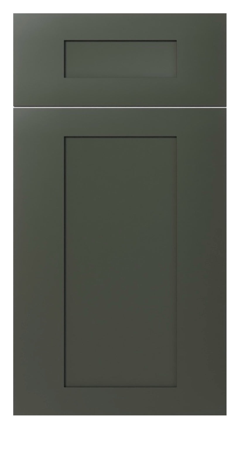 Aston Green cabinet door and drawer front