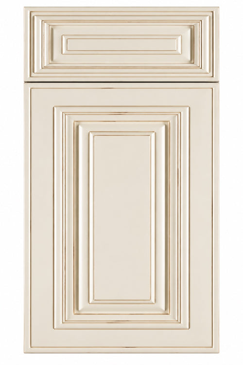 Charleston White cabinet door