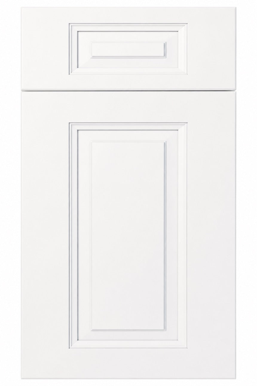Aspen White cabinet door