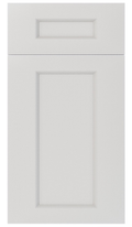 Double Dove White cabinet door