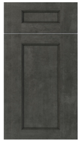 Double Smokey Gray cabinet door