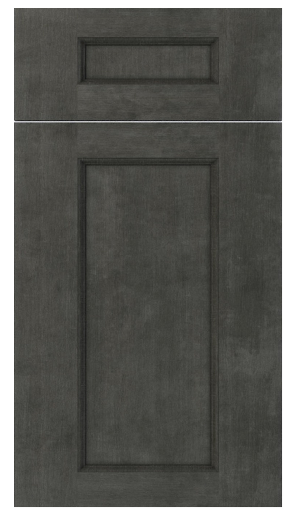 Double Smokey Gray cabinet door