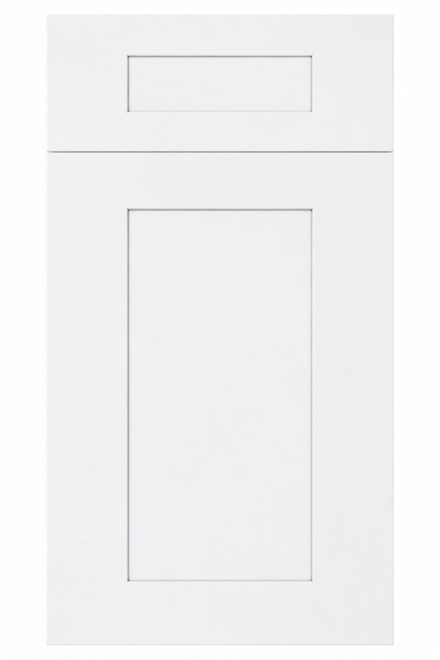 Floral White cabinet door