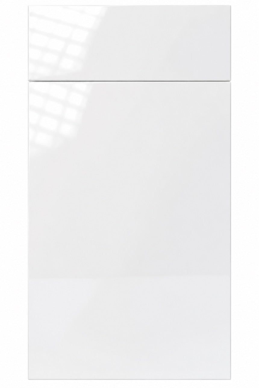 High Gloss White cabinet door