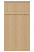Slim White Oak cabinet door
