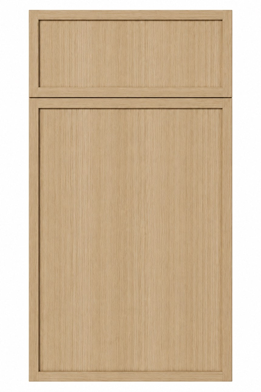 Slim White Oak cabinet door